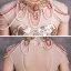 Scintillantes Doré Paillettes Anniversaire Robe Ceremonie Fille 2020 Robe Boule Transparentes Col Haut Sans Manches Dos Nu Perlage Tribunal Train Volants