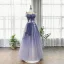 Elegant Royal Blue Dancing Prom Dresses 2020 A-Line / Princess Spaghetti Straps Sleeveless Beading Sequins Glitter Tulle Floor-Length / Long Ruffle Backless Formal Dresses