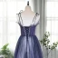 Elegant Royal Blue Dancing Prom Dresses 2020 A-Line / Princess Spaghetti Straps Sleeveless Beading Sequins Glitter Tulle Floor-Length / Long Ruffle Backless Formal Dresses