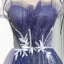 Elegant Royal Blue Dancing Prom Dresses 2020 A-Line / Princess Spaghetti Straps Sleeveless Beading Sequins Glitter Tulle Floor-Length / Long Ruffle Backless Formal Dresses