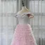 High End Rosa Tanzen Ballkleider 2020 A Linie Off Shoulder Kurze Ärmel Glanz Polyester Lange Fallende Rüsche Rückenfreies Festliche Kleider