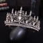Vintage / Retro Gold Tiara Accessories 2020 Alloy Rhinestone Bridal Hair Accessories
