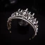 Vintage / Retro Gold Tiara Accessories 2020 Alloy Rhinestone Bridal Hair Accessories
