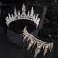 Piękne Rhinestone Tiara Ozdoby Do Włosów Ślubne 2020 Stop Ślub Akcesoria