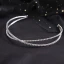 Enkla Silver Rhinestone Hårsmycken Brud Huvudbonad 2020 Legering Bröllop Tillbehör