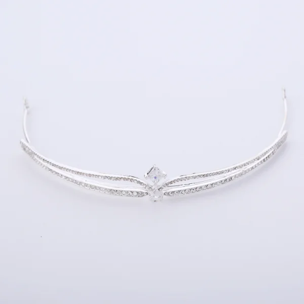 Elegant Silver Rhinestone Tiara Bridal Hair Accessories 2020 Alloy Wedding Accessories