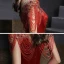 Haut de Gamme Bordeaux Transparentes Satin Robe De Soirée 2020 Princesse Encolure Dégagée Sans Manches Perlage Faux Diamant Longue Volants Dos Nu Robe De Ceremonie