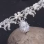 Elegant Sølv Tiara Har Tilbehor 2020 Legering Zirkon Perle Bryllup Tilbehør