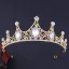 Vintage / Originale Vert Foncé Faux Diamant Tiare Accessoire Cheveux Mariage 2020 Alliage Mariage Accessorize