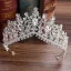 Mooie / Prachtige Rode Rhinestone Tiara Bruids Haaraccessoires 2020 Legering Huwelijk Accessoires