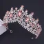 Mooie / Prachtige Rode Rhinestone Tiara Bruids Haaraccessoires 2020 Legering Huwelijk Accessoires