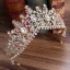 Mooie / Prachtige Rode Rhinestone Tiara Bruids Haaraccessoires 2020 Legering Huwelijk Accessoires