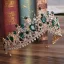 Mooie / Prachtige Rode Rhinestone Tiara Bruids Haaraccessoires 2020 Legering Huwelijk Accessoires