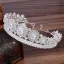 Klassisk Sølv Tiara Har Tilbehor 2020 Legering Zirkon Rhinestone Bryllup Tilbehør
