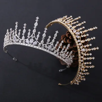 Élégant Zircon Tiare Accessoire Cheveux Mariage 2020 Alliage Mariage Accessorize