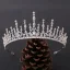 Elegant Zirkon Tiara Har Tilbehor 2020 Legering Bryllup Tilbehør