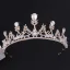Chic / Beautiful Gold Tiara Earrings Bridal Hair Accessories 2020 Alloy Crystal Pearl Rhinestone Wedding Accessories