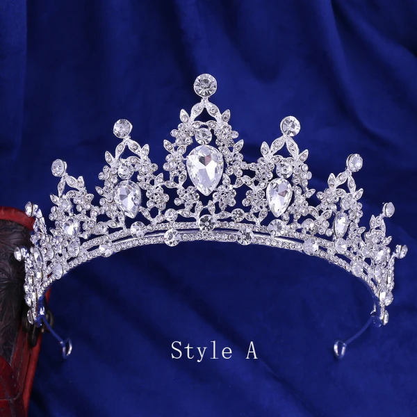 Chic / Belle Argenté Tiare Accessoire Cheveux Mariage 2020 Alliage Cristal Faux Diamant Mariage Accessorize