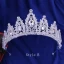 Chic / Belle Argenté Tiare Accessoire Cheveux Mariage 2020 Alliage Cristal Faux Diamant Mariage Accessorize