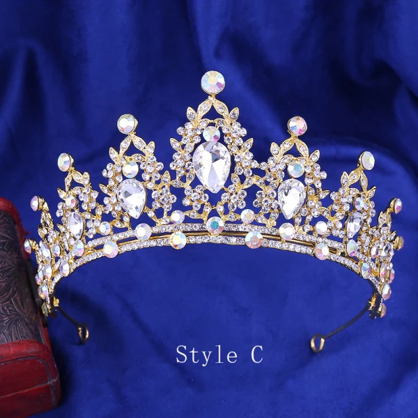 Chic / Belle Argenté Tiare Accessoire Cheveux Mariage 2020 Alliage Cristal Faux Diamant Mariage Accessorize