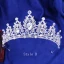 Chic / Belle Argenté Tiare Accessoire Cheveux Mariage 2020 Alliage Cristal Faux Diamant Mariage Accessorize