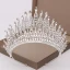 Najpiękniejsze / Ekskluzywne Czerwone Rhinestone Tiara Ozdoby Do Włosów Ślubne 2020 Stop Cyrkon Ślub Akcesoria