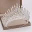 Najpiękniejsze / Ekskluzywne Czerwone Rhinestone Tiara Ozdoby Do Włosów Ślubne 2020 Stop Cyrkon Ślub Akcesoria