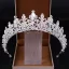 Baroque Noire Tiare Accessoire Cheveux Mariage 2020 Alliage Faux Diamant Mariage Accessorize