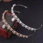 Proste / Simple Perła Rhinestone Tiara Ozdoby Do Włosów Ślubne 2020 Stop Ślub Akcesoria