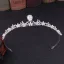 Proste / Simple Perła Rhinestone Tiara Ozdoby Do Włosów Ślubne 2020 Stop Ślub Akcesoria