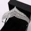 Vintage / Retro Baroque Black Tiara Bridal Hair Accessories 2020 Alloy Rhinestone Wedding Accessories