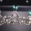 Charming Dark Green Rhinestone Tiara Bridal Hair Accessories 2020 Alloy Wedding Accessories