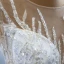 Luxury / Gorgeous White Bridal Wedding Dresses 2020 Ball Gown See-through Scoop Neck Long Sleeve Beading Sequins Chapel Train Ruffle