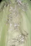 Élégant Vert Cendré Perlage En Dentelle Fleur Robe De Bal 2026 Robe Boule Bustier Sans Manches Dos Nu Longue Robe De Ceremonie