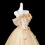 Bling Bling Gold Sequins Appliques Prom Dresses 2026 Ball Gown Off-The-Shoulder Short Sleeve Backless Floor-Length / Long Formal Dresses