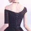 Amazing / Unique Black Evening Dresses  2017 A-Line / Princess V-Neck Tulle Appliques Backless Beading Evening Party Formal Dresses