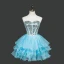 Chic / Beautiful Champagne Cocktail Dresses 2017 A-Line / Princess Tulle Backless Beading Rhinestone Cocktail Party Formal Dresses