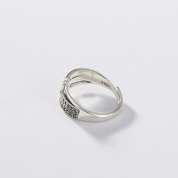 Mote Sølv Rhinestone Sterling Sølv Arbeid Ferie Ringer 2019 Tilbehør