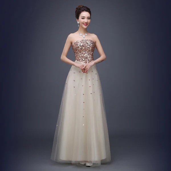 Amazing / Unique Lavender Evening Dresses 2017 A-Line / Princess Strapless Tulle Sequins Beading Backless Evening Party Party Dresses