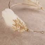 Modern / Fashion Gold Bridal Jewelry 2017 Metal Beading Feather Pierced Headpieces Wedding Prom Accessories