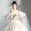 Luxury / Gorgeous Floor-Length / Long White Wedding 2018 Lace-up Tulle Strapless Appliques Backless Beading Ball Gown Wedding Dresses