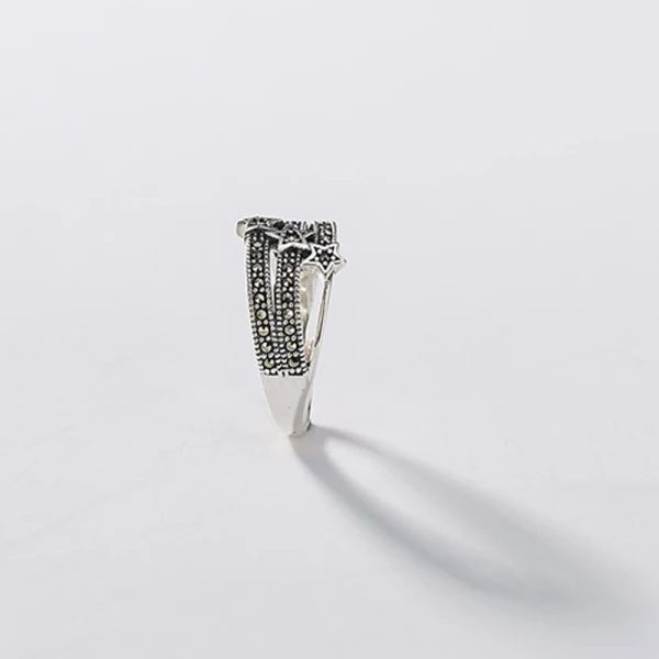 Mote Sølv Rhinestone Sterling Sølv Arbeid Ferie Ringer 2019 Tilbehør