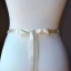 Klassisk Elegant Sølv Bånd 2020 Satin Metall Håndlaget Beading Rhinestone Bryllup Aften Ball Tilbehør
