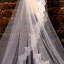 Wedding Veils Chic / Beautiful White Lace Appliques 2017 Tulle Tiara
