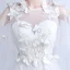 Chic / Beautiful White Evening Dresses  2018 U-Neck Tulle Butterfly Appliques Backless Evening Party Formal Dresses