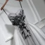 Chic / Beautiful Grey Short Graduation Dresses 2018 A-Line / Princess Tulle Appliques Backless Beading Strapless Homecoming Formal Dresses