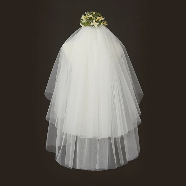 Modest / Simple Ivory Tulle 1.5 m Wedding Veils 2018