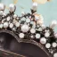 Vintage Bridal Jewelry 2017 Wedding Metal Accessories Rhinestone Tiara Ivory Pearl