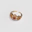 Snygga / Fina Guld Pärla Rhinestone Blomma Ringa Tidsbeställning Holiday Ringar 2019 Tillbehör