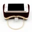 Modern / Fashion Burgundy Clutch Bags Beading Rhinestone Velour Cocktail Party Evening Party Prom Accessories 2019